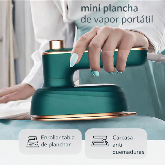 Mini plancha de vapor portátil