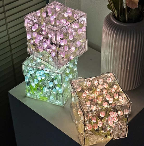Lámpara LED portátil de Tulipanes
